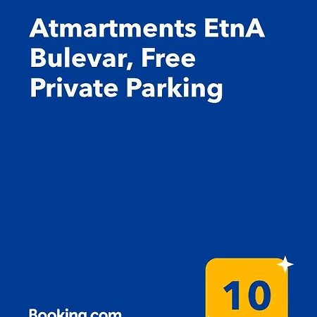 Apartment Atmartments Etna Bulevar, Free Private Parking Sarajevo